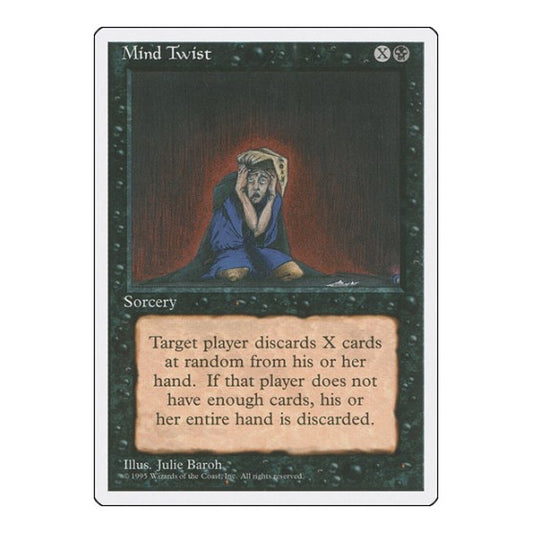 Mind Twist (4ED) #31 Rare (Moderately Played) Fourth Edition Magic: The Gathering: 1995