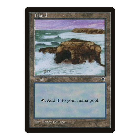 Island (Crashing Waves) (TMP) #336 Land Tempest Magic: The Gathering: 1997