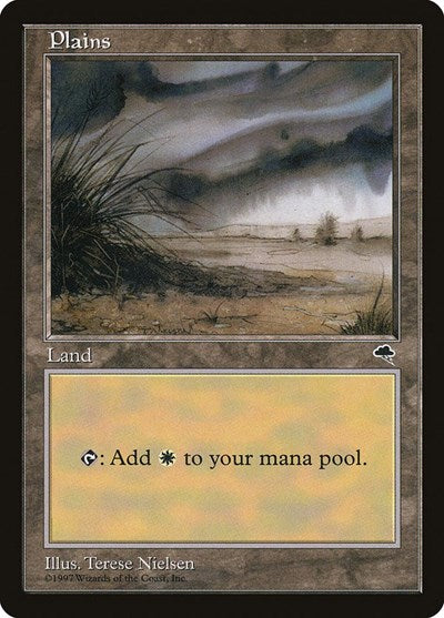 Plains Shrub (TMP) #333 Land (Heavily Played) Tempest Magic: The Gathering: 1997