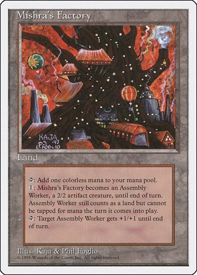 Mishras Factory (4ED) #361 Uncommon Fourth Edition Magic: 1995