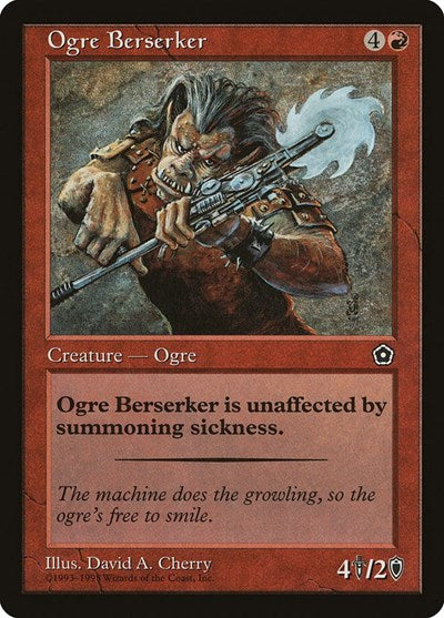 Ogre Berserker (P02) #111 Common (Heavily Played) Portal Second Age Magic: 1998