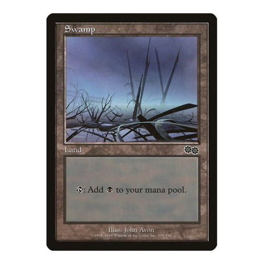Swamp (339) (USG) #339 Land (Moderately Played) Urza's Saga Magic: The Gathering: 1998