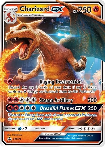 Charizard GX - SM195 (SMP) #SM195 Promo SM Promos Pokemon: 2016