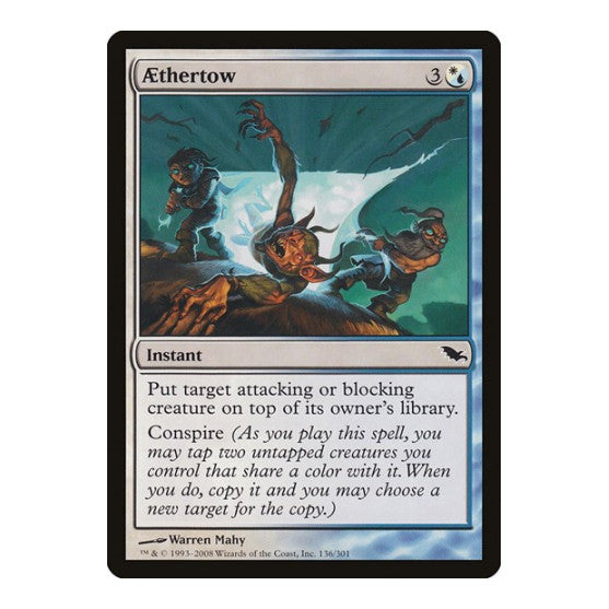 Aethertow (SHM) #136 Common (Moderately Played) Shadowmoor Magic: The Gathering: 2008