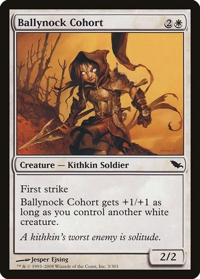 Ballynock Cohort (SHM) #3 Common (Moderately Played) Shadowmoor Magic: The Gathering: 2008