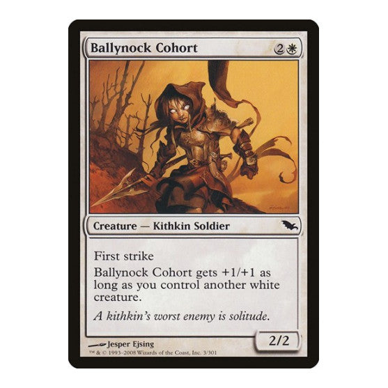 Ballynock Cohort (SHM) #3 Common (Moderately Played) Shadowmoor Magic: The Gathering: 2008