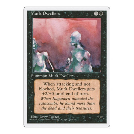 Murk Dwellers (4ED) #148 Common (Lightly Played) Fourth Edition Magic: The Gathering: 1995