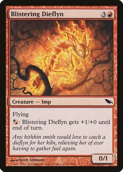 Blistering Dieflyn (SHM) #82 Common (Moderately Played) Shadowmoor Magic: The Gathering: 2008