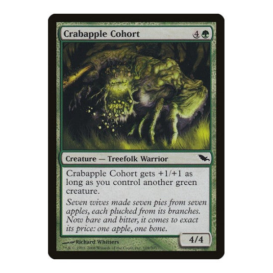 Crabapple Cohort (SHM) #109 Common (Moderately Played) Shadowmoor Magic: The Gathering: 2008
