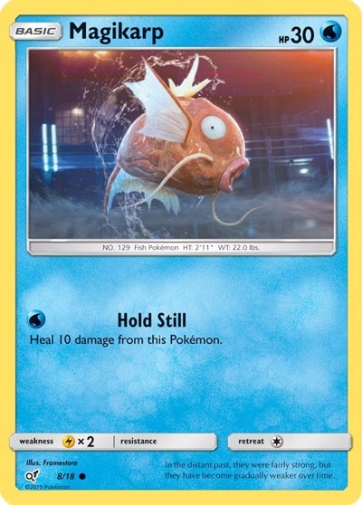 Magikarp (Holo Common) (DEP) #8/18 Common (Holofoil Near Mint) Detective Pikachu Pokemon: 2019