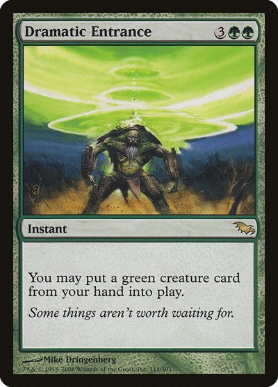 Dramatic Entrance (SHM) #111 Rare (Near Mint) Shadowmoor Magic: The Gathering: 2008