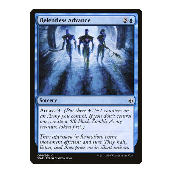 Relentless Advance (WAR) #64 Common (Lightly Played) War of the Spark Magic: The Gathering: 2019