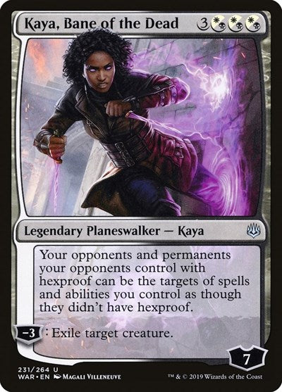 Kaya Bane of the Dead (WAR) #231 Uncommon (Lightly Played) War of the Spark Magic: The Gathering: 2019