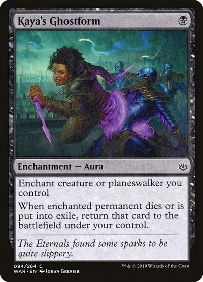 Kaya's Ghostform (WAR) #94 Common (Lightly Played) War of the Spark Magic: The Gathering: 2019