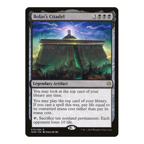Bolass Citadel (WAR) #79 Rare (Lightly Played) War of the Spark Magic: The Gathering: 2019