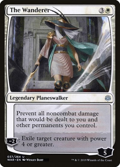 The Wanderer (WAR) #37 Uncommon (Foil Lightly Played) War of the Spark Magic: 2019