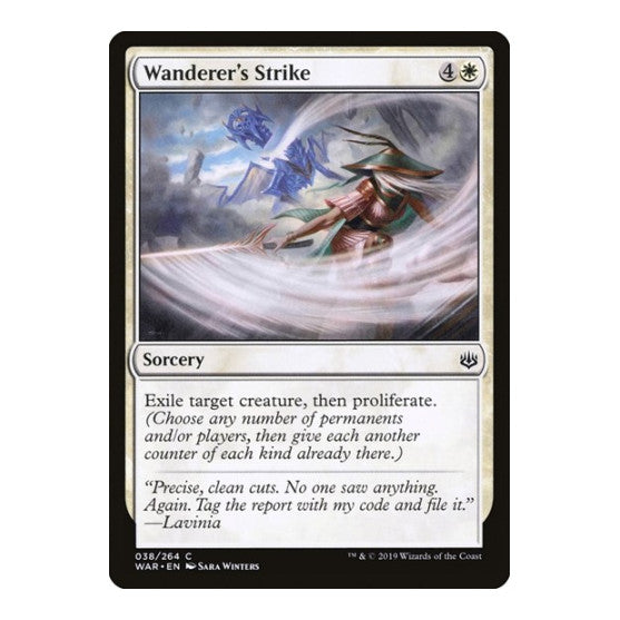 Wanderers Strike (WAR) #38 Common (Lightly Played) War of the Spark Magic: The Gathering: 2019