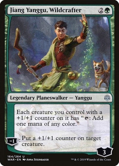 Jiang Yanggu Wildcrafter (WAR) #164 Uncommon (Lightly Played) War of the Spark Magic: The Gathering: 2019