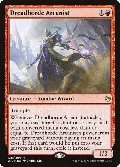 Dreadhorde Arcanist (WAR) #125 Rare (Lightly Played) War of the Spark Magic: The Gathering: 2019