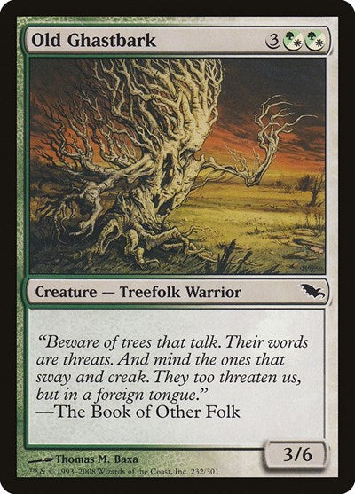 Old Ghastbark (SHM) #232 Common (Lightly Played) Shadowmoor Magic: The Gathering: 2008