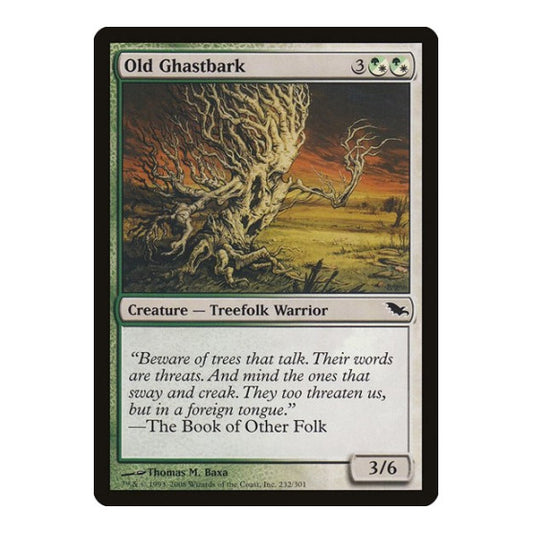 Old Ghastbark (SHM) #232 Common (Lightly Played) Shadowmoor Magic: The Gathering: 2008