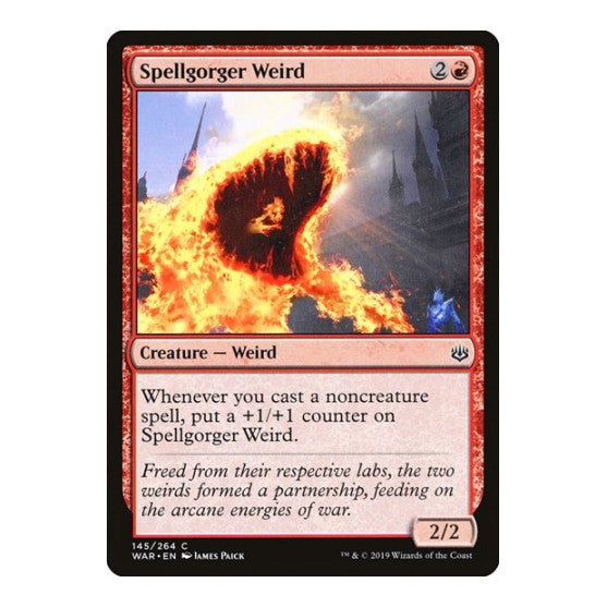 Spellgorger Weird (WAR) #145 Common (Lightly Played) War of the Spark Magic: The Gathering: 2019