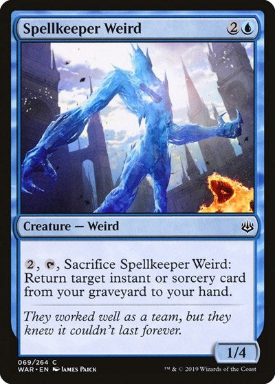 Spellkeeper Weird (WAR) #69 Common (Lightly Played) War of the Spark Magic: 2019