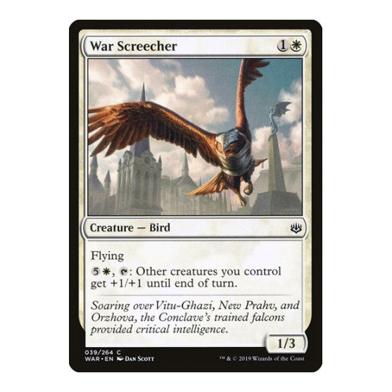 War Screecher (WAR) #39 Common (Lightly Played) War of the Spark Magic: The Gathering: 2019