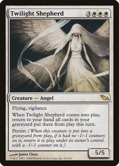 Twilight Shepherd (SHM) #25 Rare (Lightly Played) Shadowmoor Magic: The Gathering: 2008