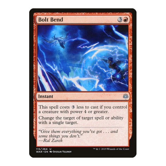 Bolt Bend (WAR) #115 Uncommon (Lightly Played) War of the Spark Magic: The Gathering: 2019