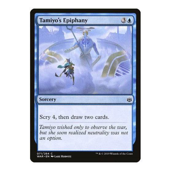 Tamiyo's Epiphany (WAR) #71 Common (Lightly Played) War of the Spark Magic: The Gathering: 2019