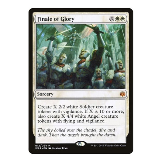 Finale of Glory (WAR) #12 Mythic Rare (Near Mint) War of the Spark Magic: The Gathering: 2019