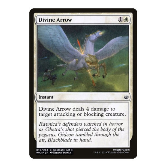 Divine Arrow (WAR) #10 Common (Lightly Played) War of the Spark Magic: The Gathering: 2019
