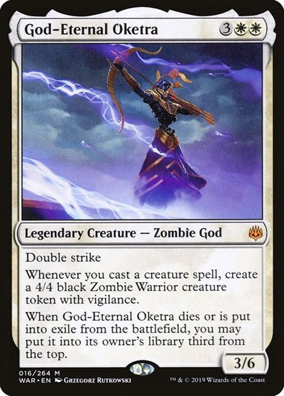 God Eternal Oketra (WAR) #16 Mythic Rare (Foil Near Mint) War of the Spark Magic: The Gathering: 2019