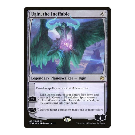 Ugin, the Ineffable (WAR) #2 Rare (Japanese Near Mint) War of the Spark Magic: The Gathering: 2019