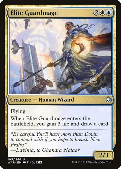Elite Guardmage (WAR) #195 Uncommon (Lightly Played) War of the Spark Magic: The Gathering: 2019