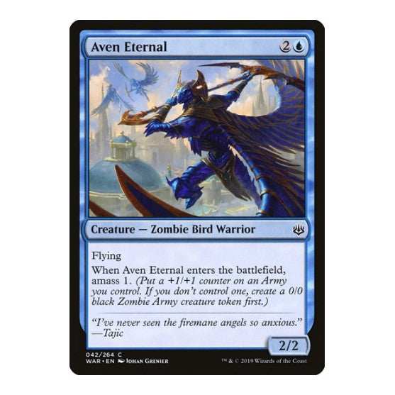 Aven Eternal (WAR) #42 Common (Lightly Played) War of the Spark Magic: The Gathering: 2019