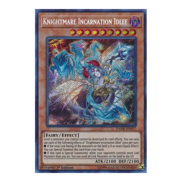 Knightmare Incarnation Idlee (DANE) #DANE-EN017 Secret Rare (Unlimited Near Mint) Dark Neostorm YuGiOh: 2019