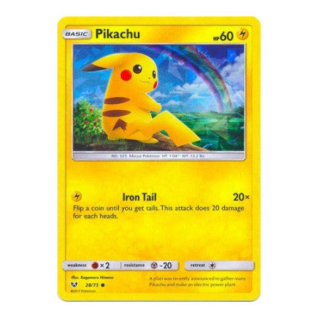 Pikachu - 28/73 (Cracked Ice Holo) (PR) #028/073 Common Deck Exclusives Pokemon: 2016