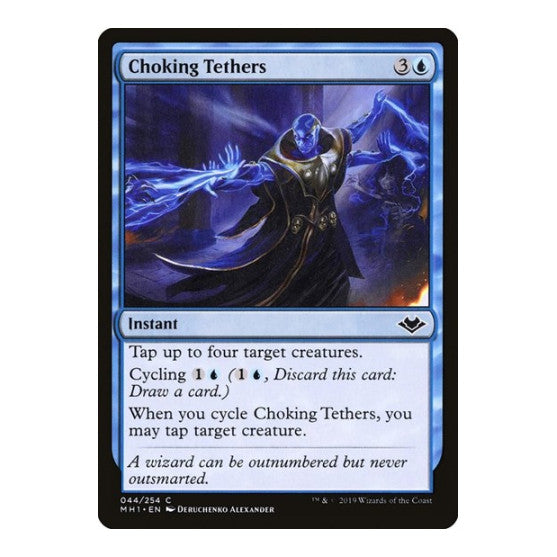 Choking Tethers (MH1) #44 Common (Lightly Played) Modern Horizons Magic: The Gathering: 2019