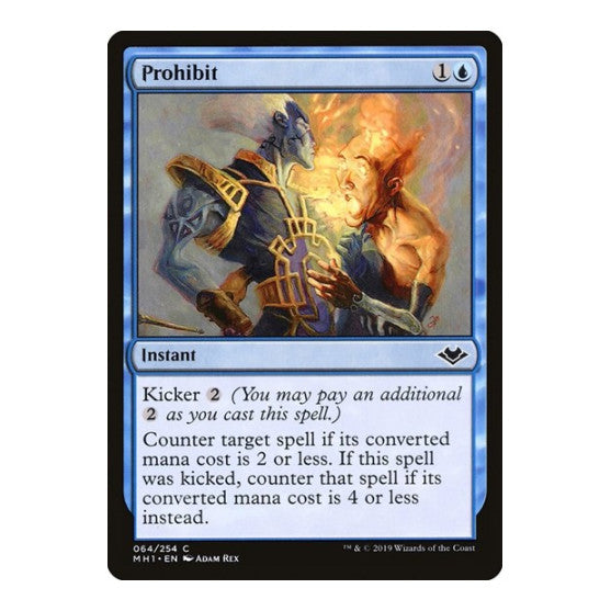 Prohibit (MH1) #64 Common (Lightly Played) Modern Horizons Magic: The Gathering: 2019