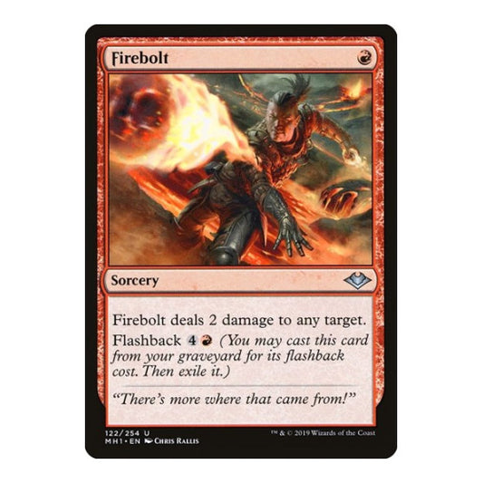 Firebolt (MH1) #122 Uncommon (Lightly Played) Modern Horizons Magic: The Gathering: 2019