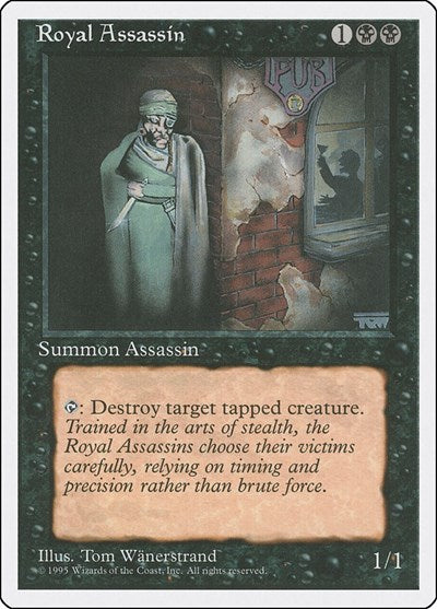 Royal Assassin (4ED) #157 Rare (Heavily Played) Fourth Edition Magic: 1995