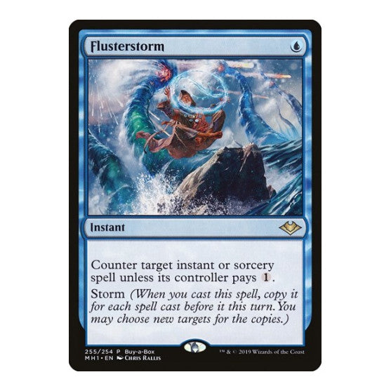 Flusterstorm (BABP) #255 Promo (Lightly Played) Buy-A-Box Promos Magic: The Gathering: 2009