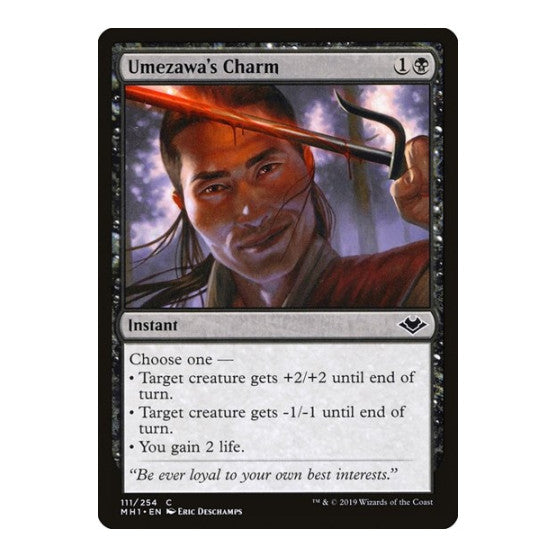 Umezawas Charm (MH1) #111 Common (Lightly Played) Modern Horizons Magic: The Gathering: 2019