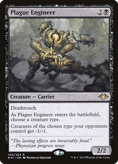 Plague Engineer (MH1) #100 Rare (Lightly Played) Modern Horizons Magic: The Gathering: 2019