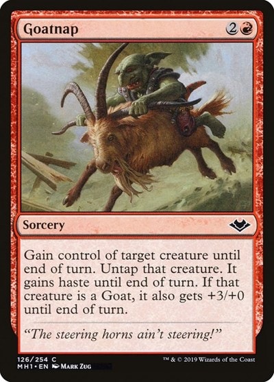 Goatnap (MH1) #126 Common (Lightly Played) Modern Horizons Magic: The Gathering: 2019