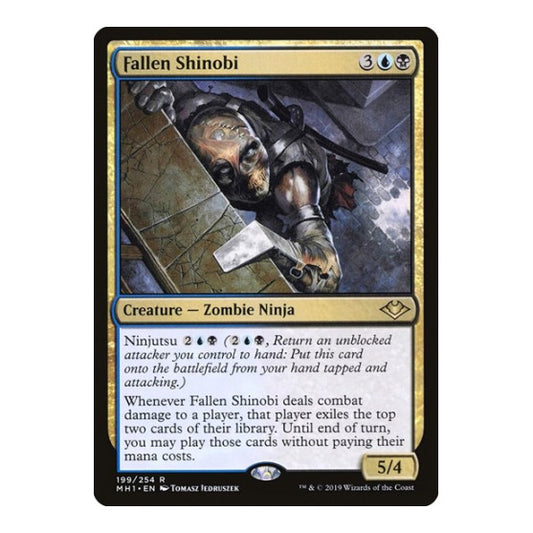Fallen Shinobi (MH1) #199 Rare (Foil Lightly Played) Modern Horizons Magic: The Gathering: 2019