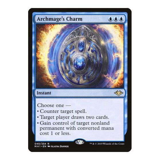 Archmages Charm (MH1) #40 Rare (Lightly Played) Modern Horizons Magic: The Gathering: 2019