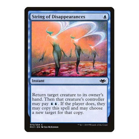 String of Disappearances (MH1) #72 Common (Lightly Played) Modern Horizons Magic: The Gathering: 2019